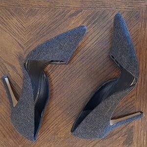 Banana Republin grey felt heels size 10